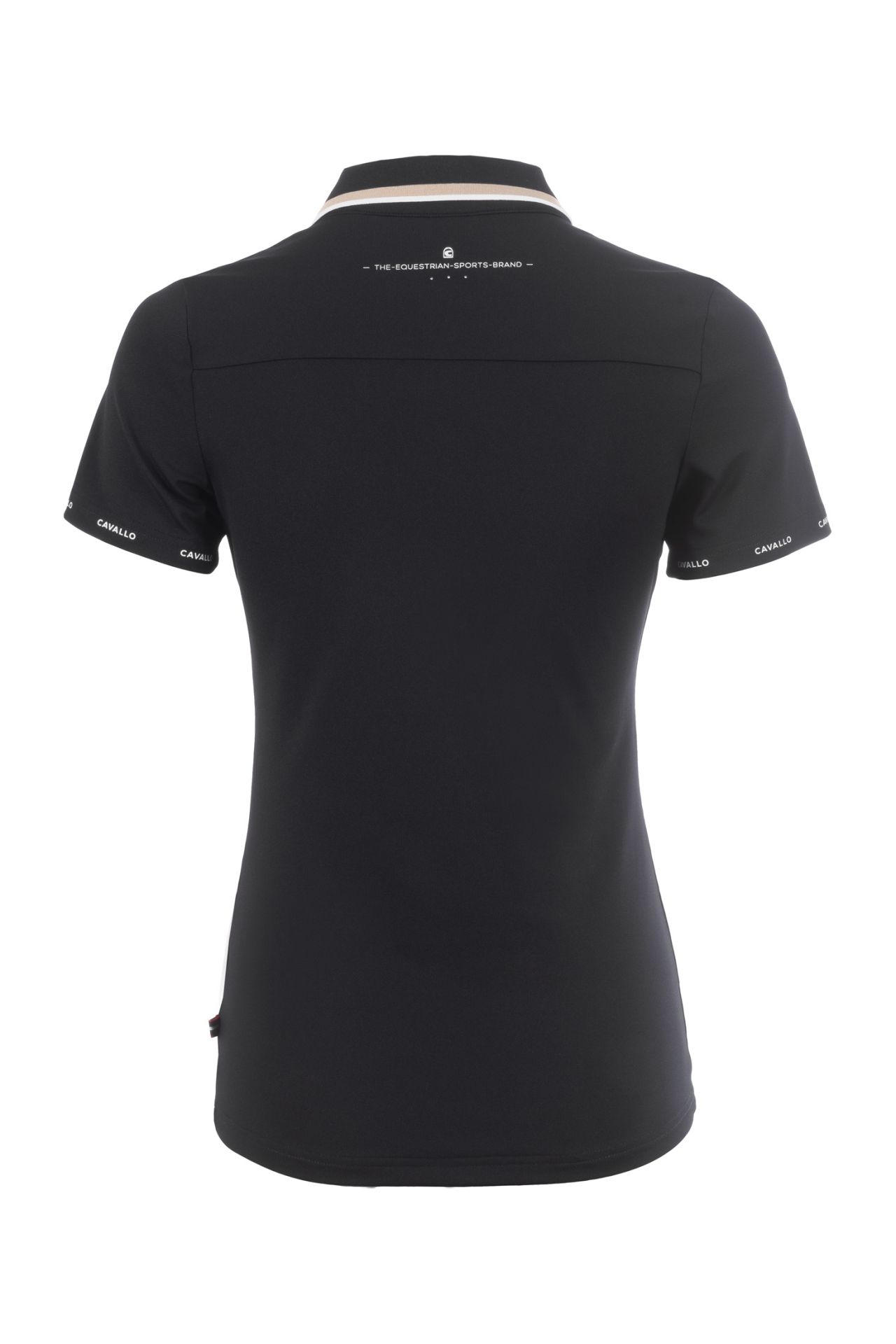 Piké Cavallo Polo svart back