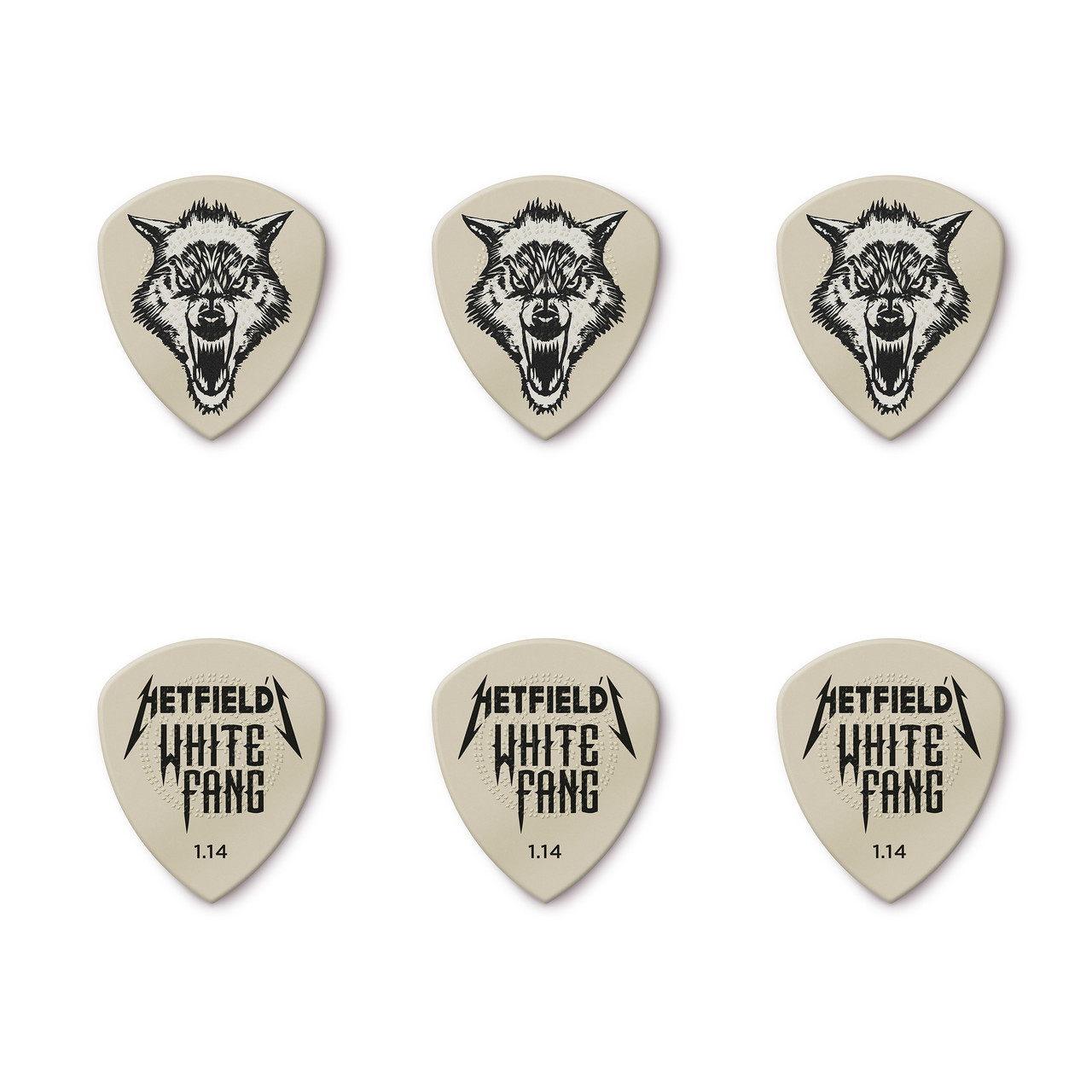 Dunlop PH122T1.14 White Fang Pick Tin - 3