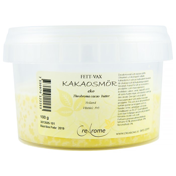 Kakaosmör Eko. 100g, Crearome