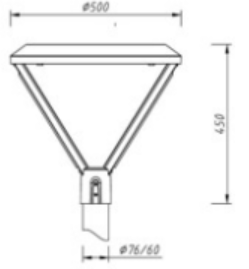 LED Parkarmatur 30W IP65  - 2