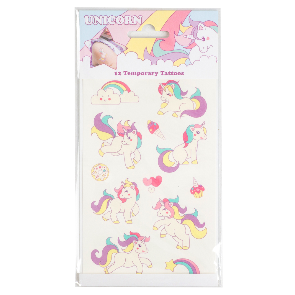 Temporära tatueringar med Unicorn