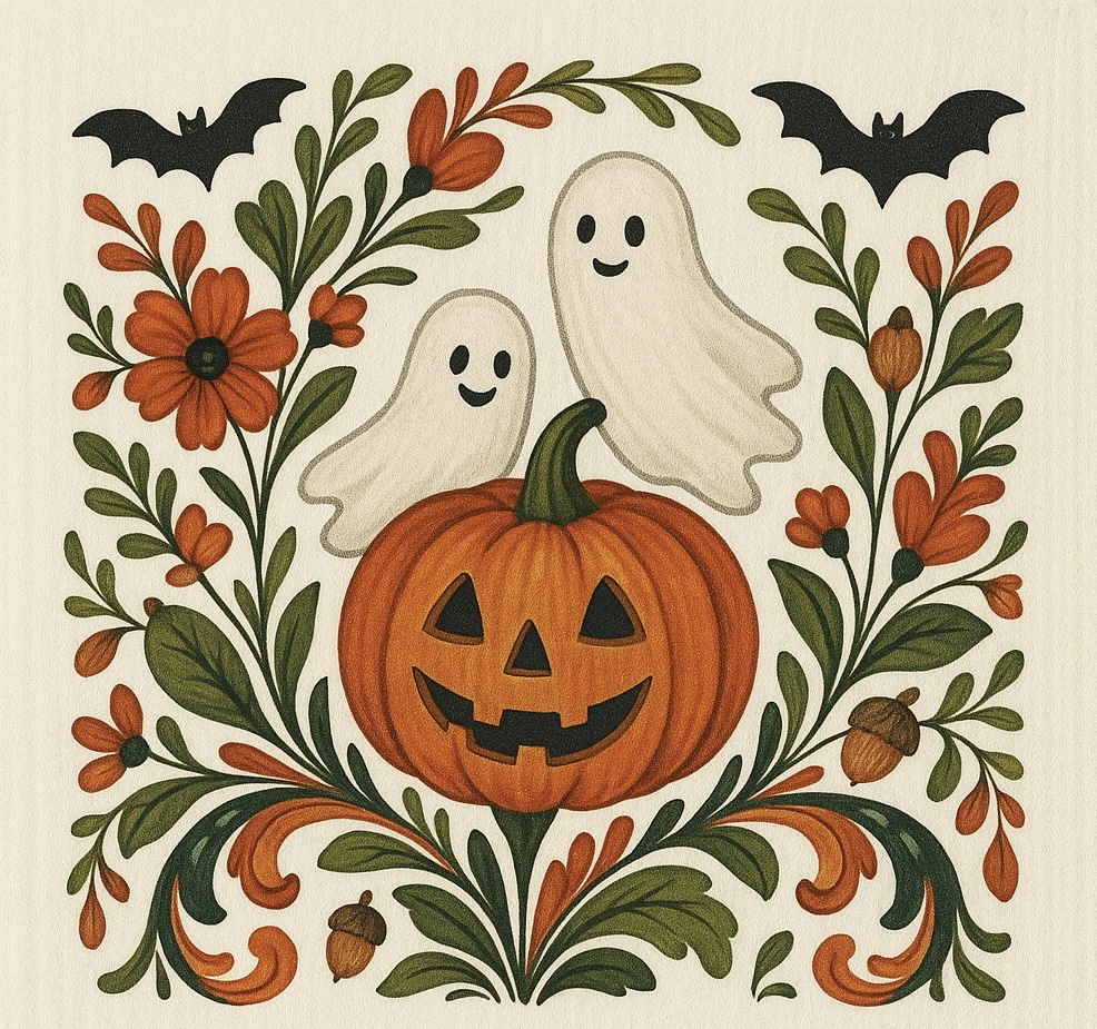 Geschirrtuch - Halloween (31. Oktober)