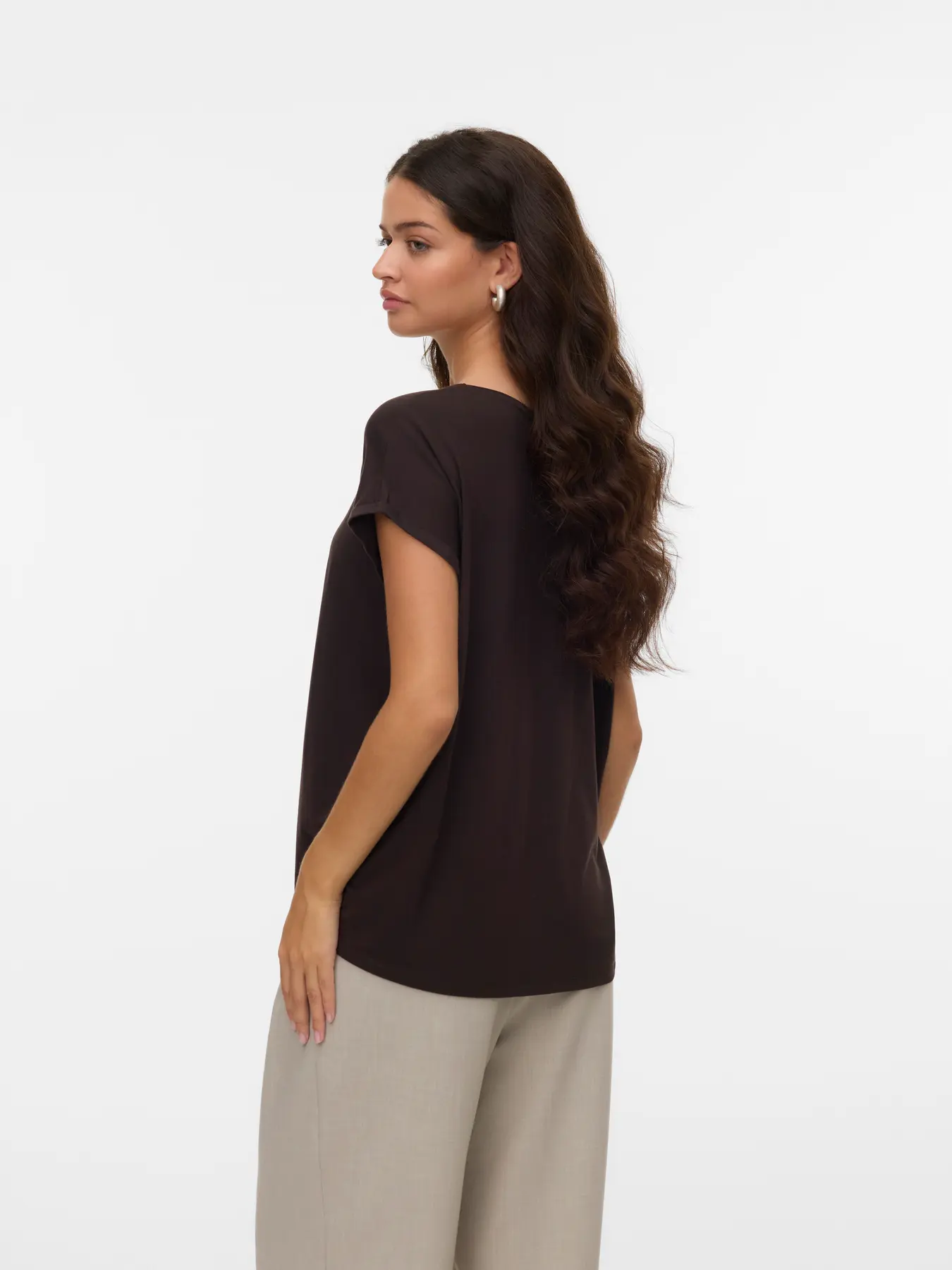 Vero Moda - Ava Tshirt Brun - 10