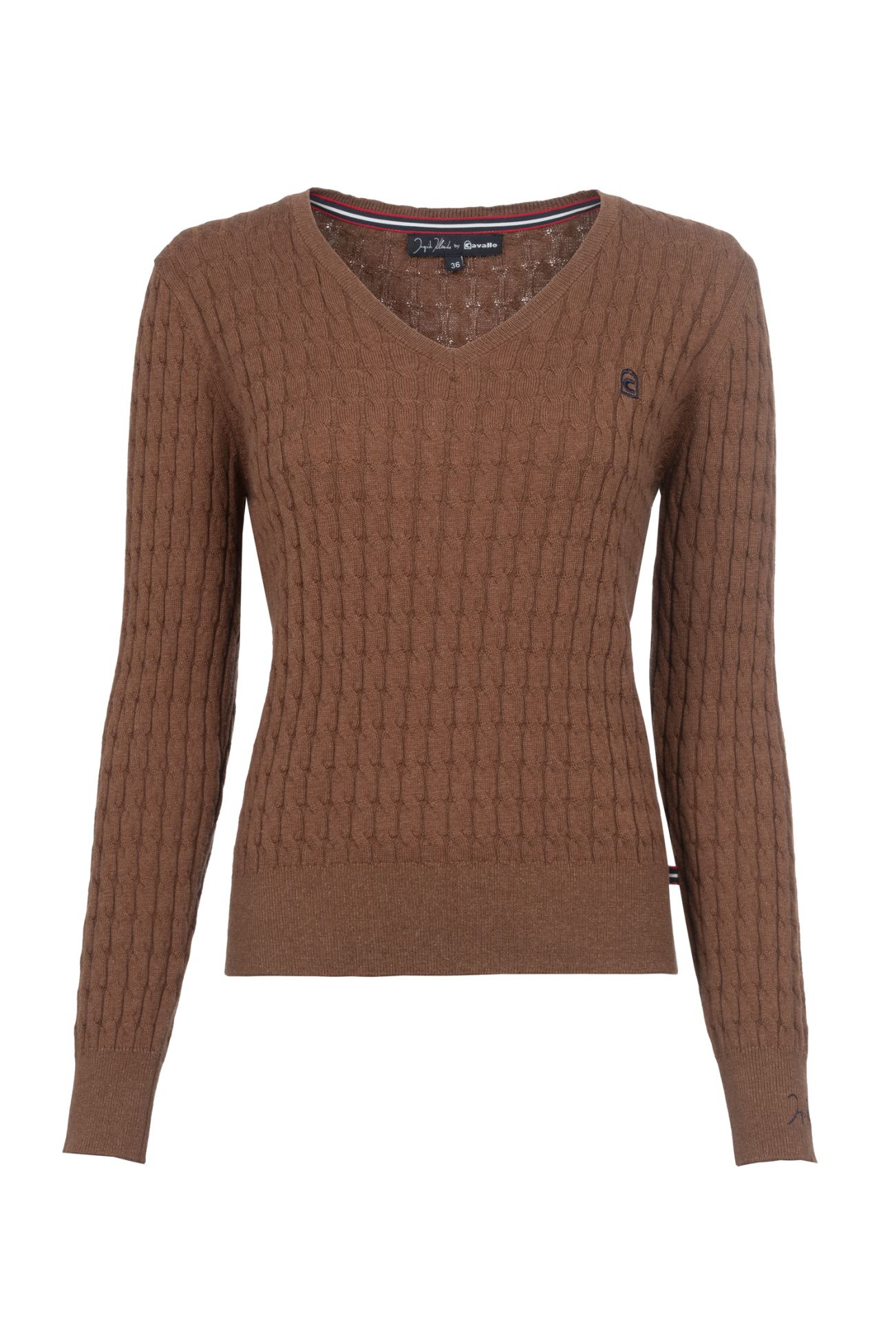 CAVALKORI Klimke Edition Knitted Sweater - Tabak Melange 