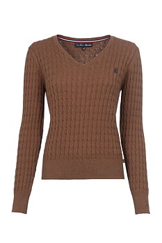 CAVALKORI Klimke Edition Knitted Sweater - Tabak Melange 