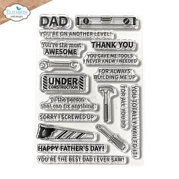 Elizabeth - Clear stamps - Best Dad Sentiments