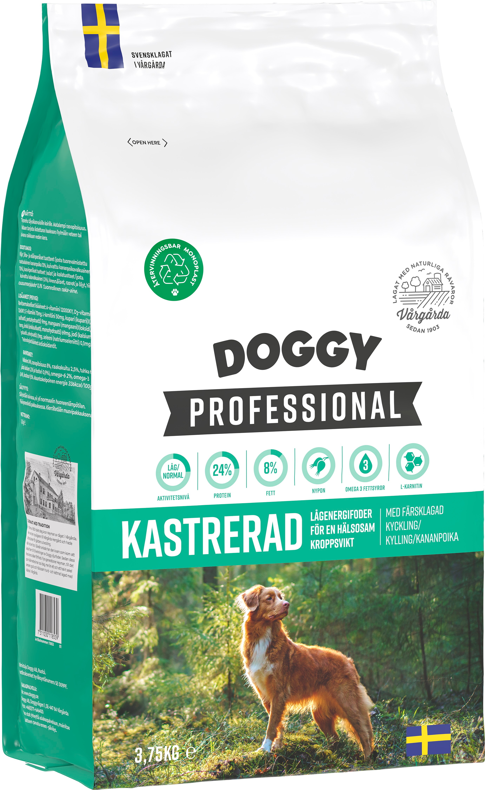 Doggy Professional - Kastrerad(Välj vikt)