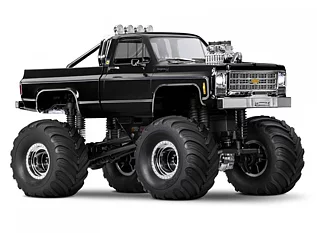 Traxxas TRX-4MT Chevrolet K-10 Monster Truck RTR Svart - 2S LiPo/USB Charger
