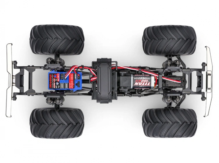 Traxxas TRX-4MT Chevrolet K-10 Monster Truck RTR Black - 2S LiPo/USB Charger - 5