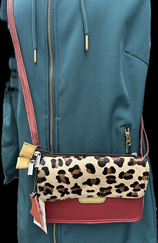 Soruka väska Leopard vändbar