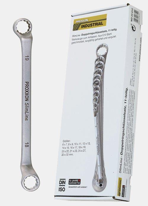 Proxxon SlimLine ring spanner set, 6 - 32 mm (11-piece)