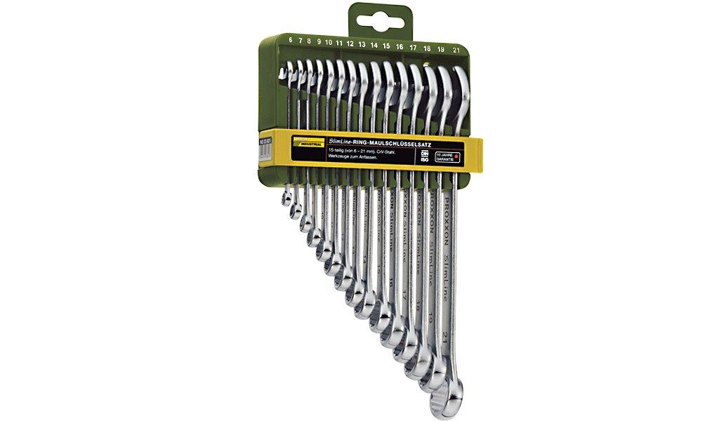 Proxxon SlimLine-combination spanner set 6 - 21 mm (15-piece) 