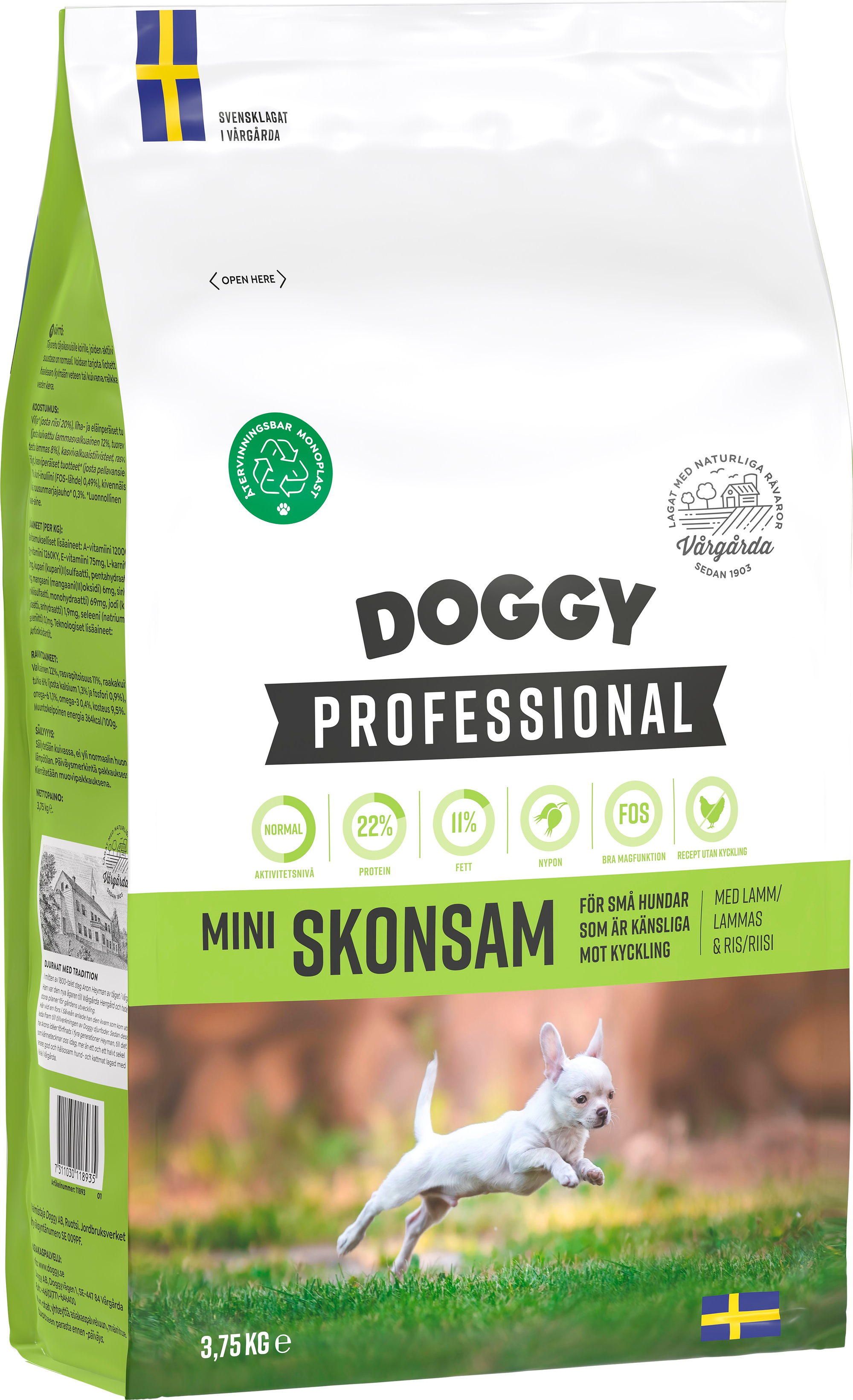 Doggy Professional - Mini Skonsam 3,75kg