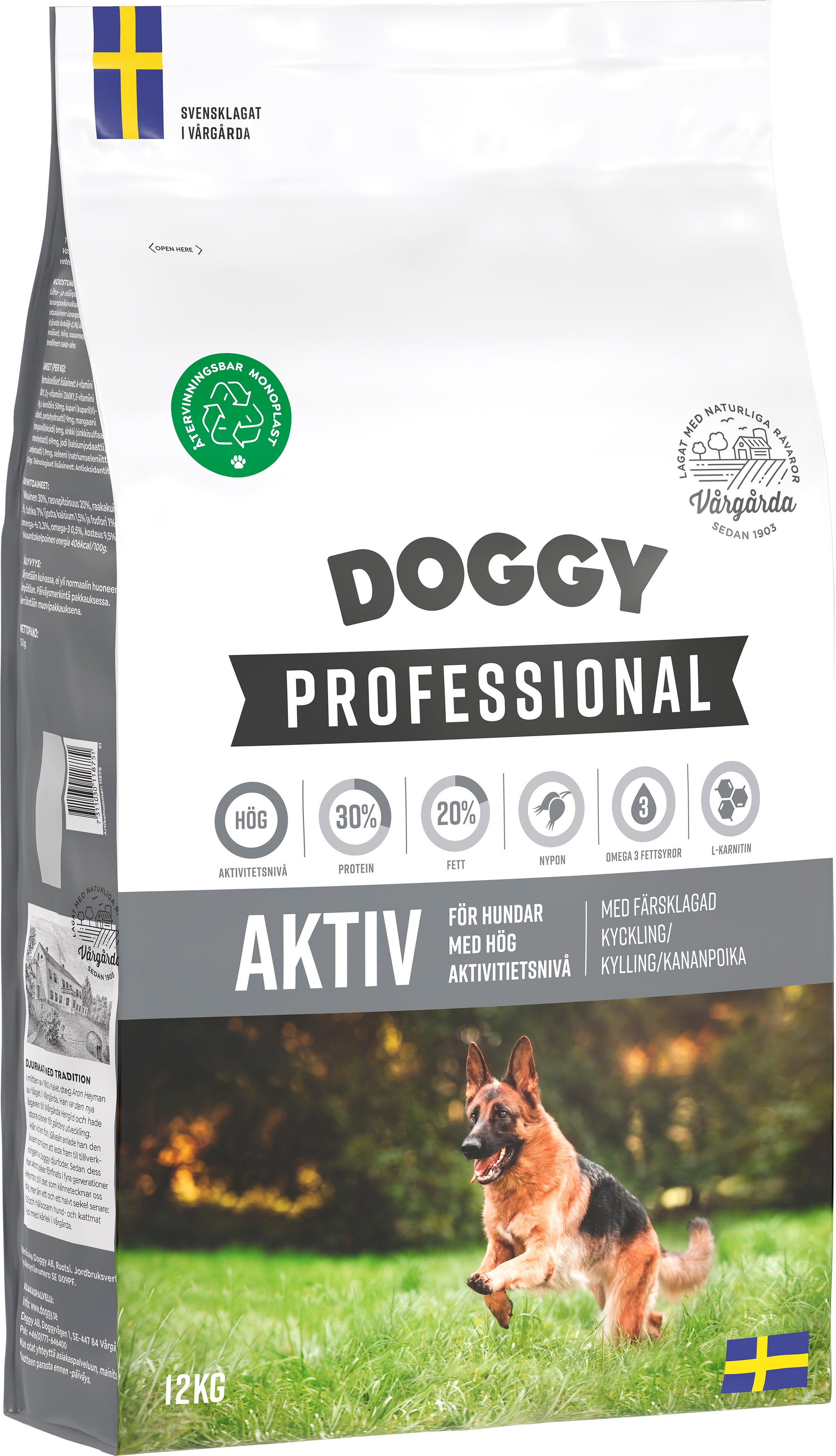 Doggy Professional - Aktiv(Välj vikt)