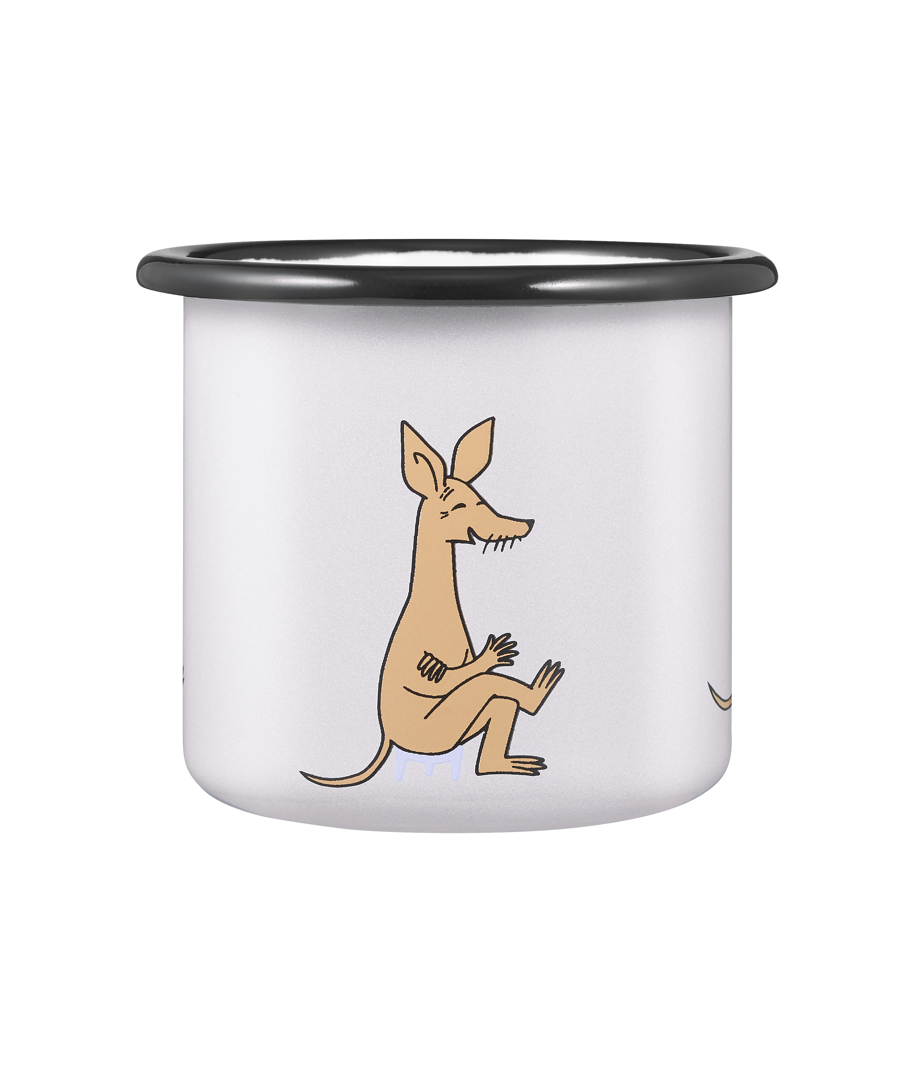 Mumin emaljmugg 2,5 dl - Sniff Retro, ljusrosa - 2
