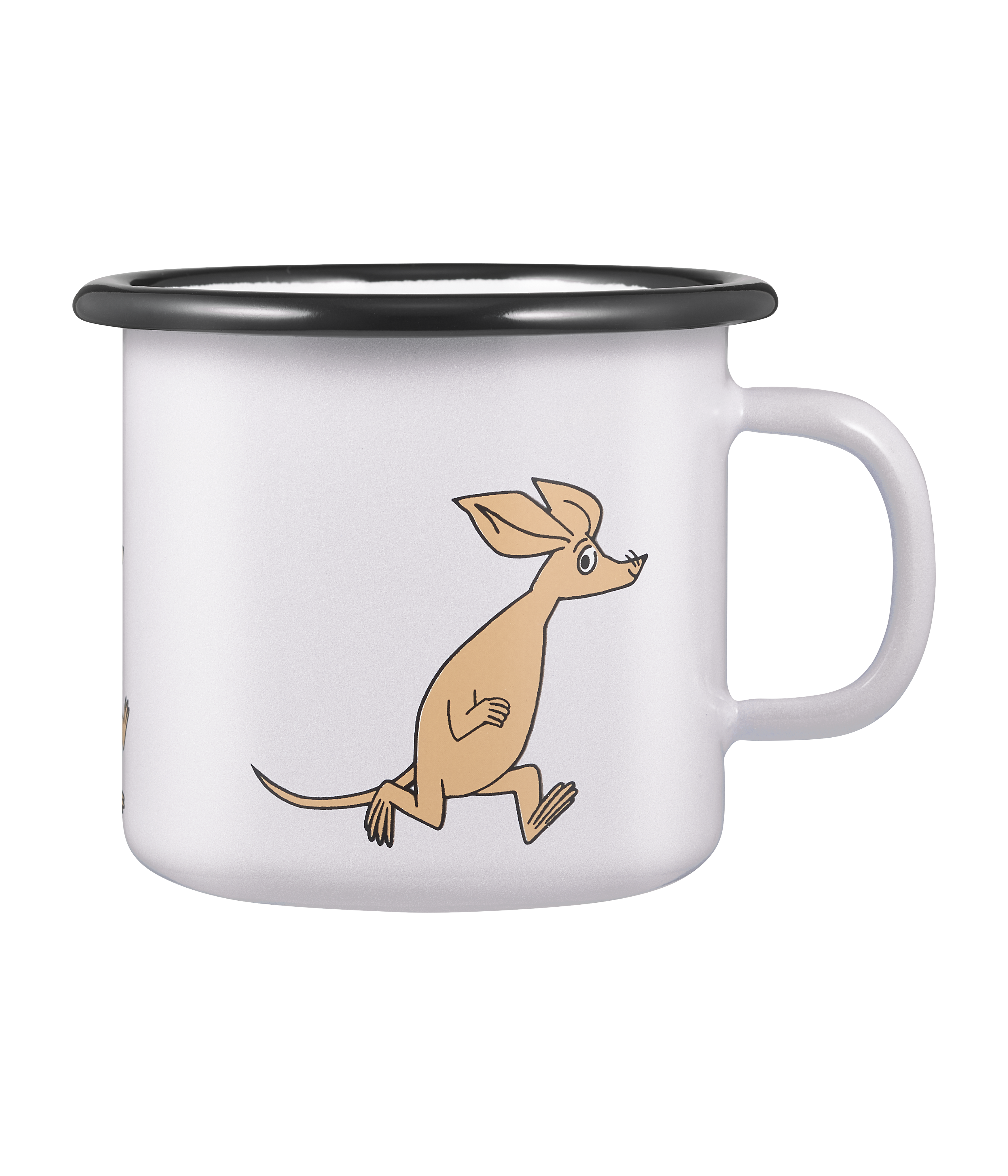 Mumin emaljmugg 2,5 dl - Sniff Retro, ljusrosa