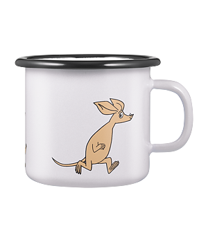Mumin emaljmugg 2,5 dl - Sniff Retro, ljusrosa