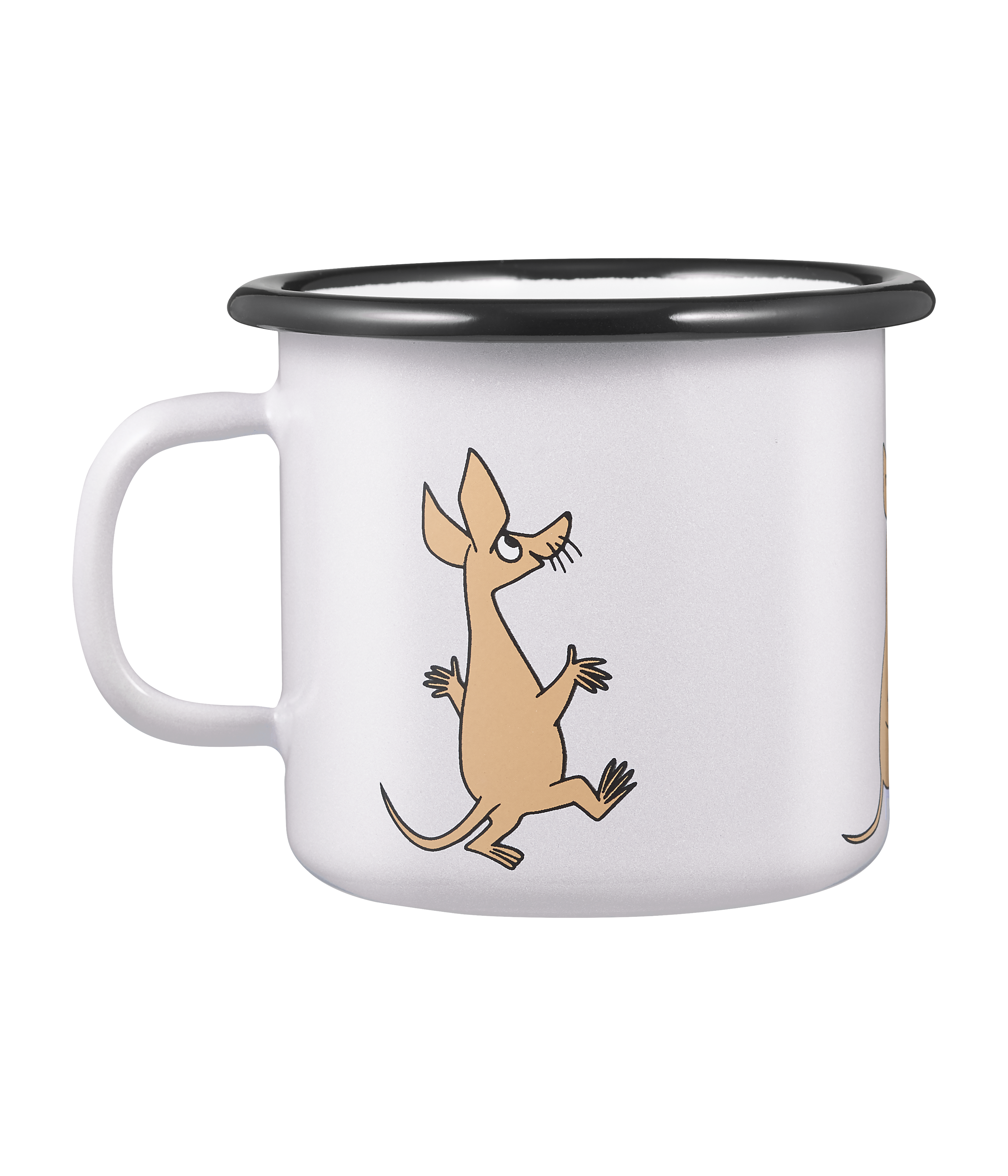 Mumin emaljmugg 2,5 dl - Sniff Retro, ljusrosa - 3