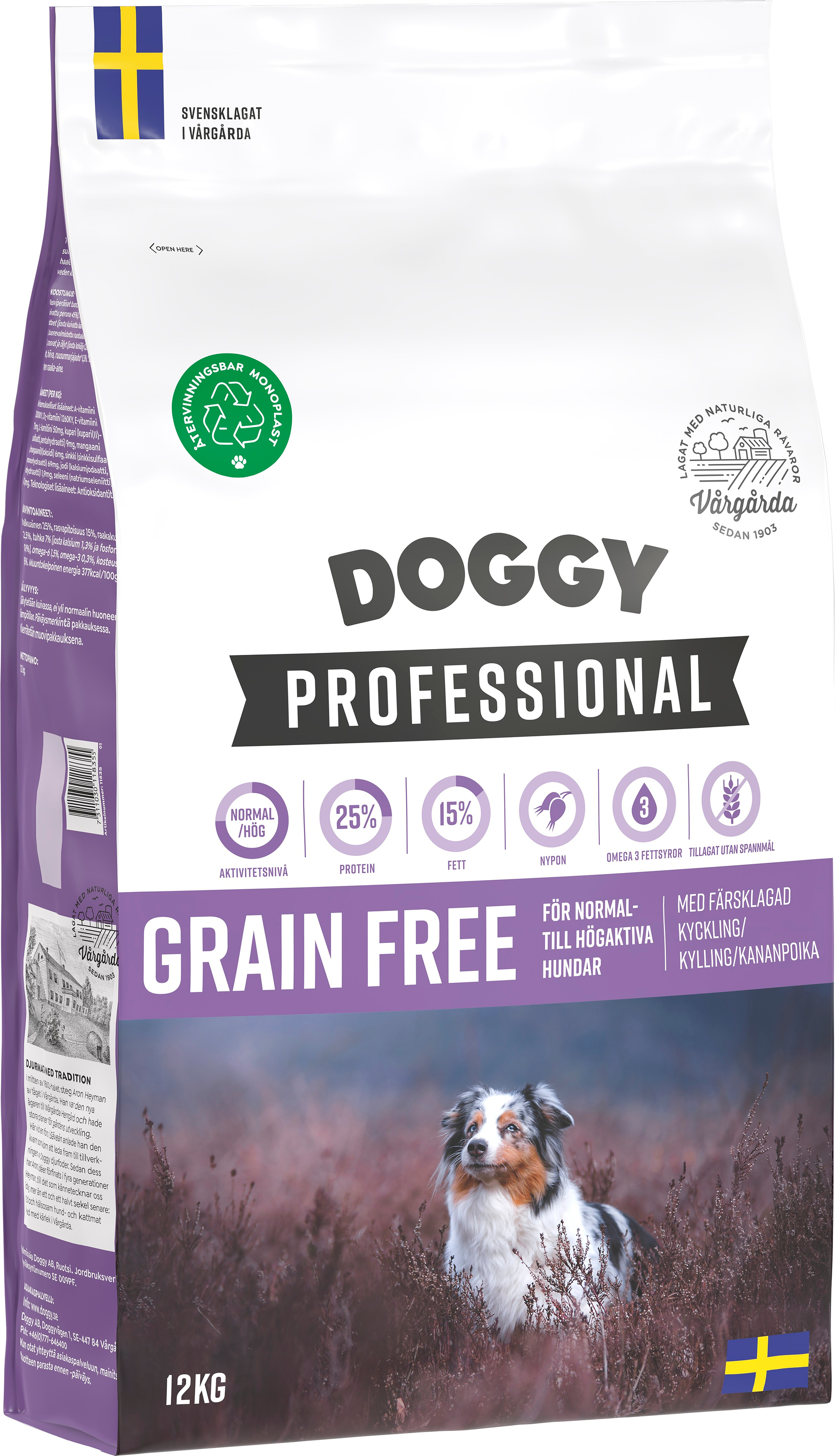 Doggy Professional - Grain Free(Välj vikt)