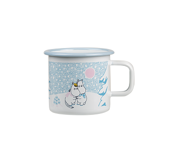Mumin emaljmugg 3,7 dl - Let it snow
