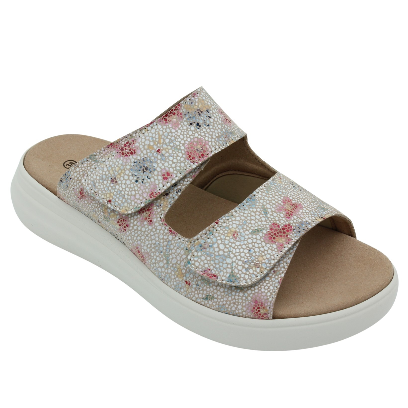 Sandal Vit Mosaik