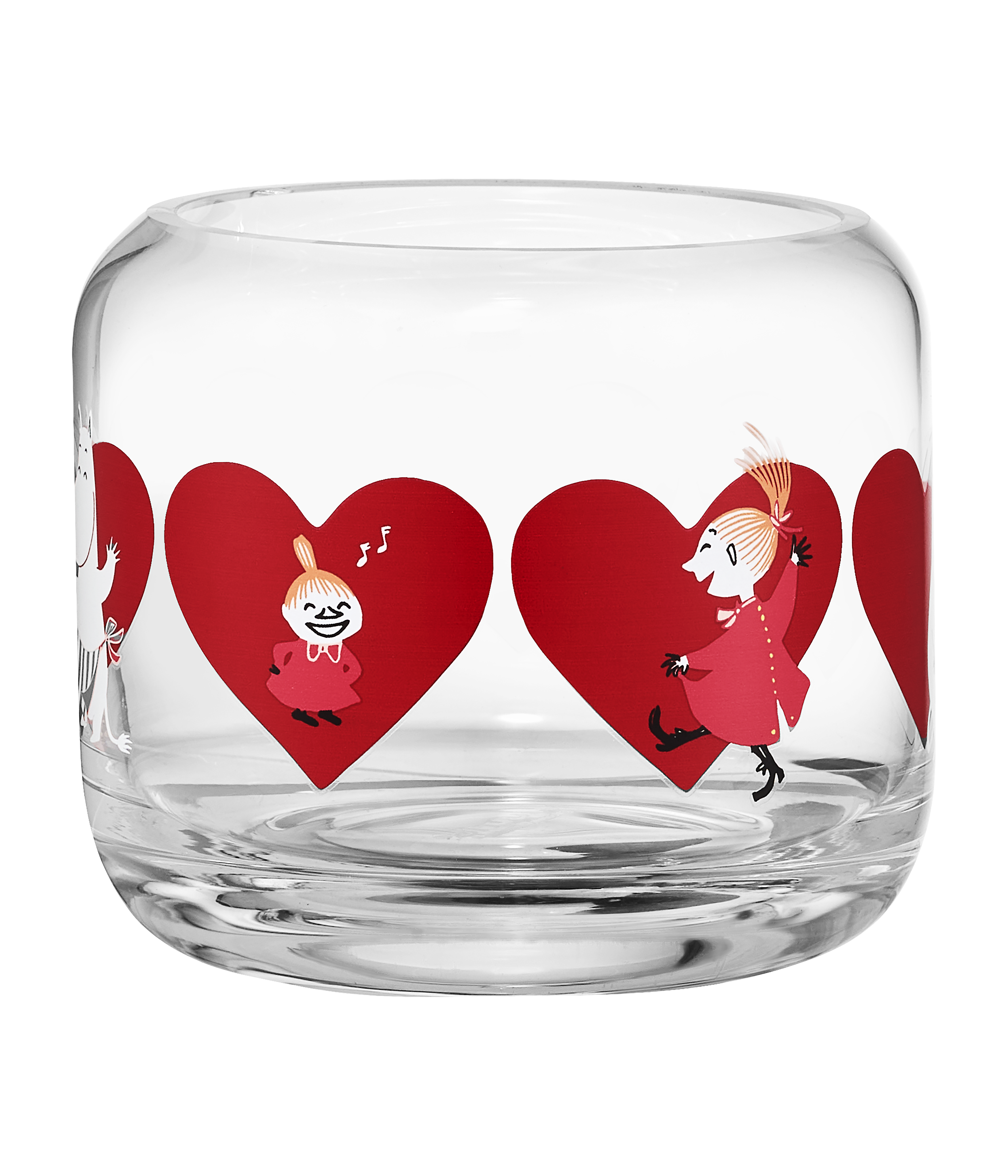 Moomin candle holder/bowl 8 cm - Heart - 3