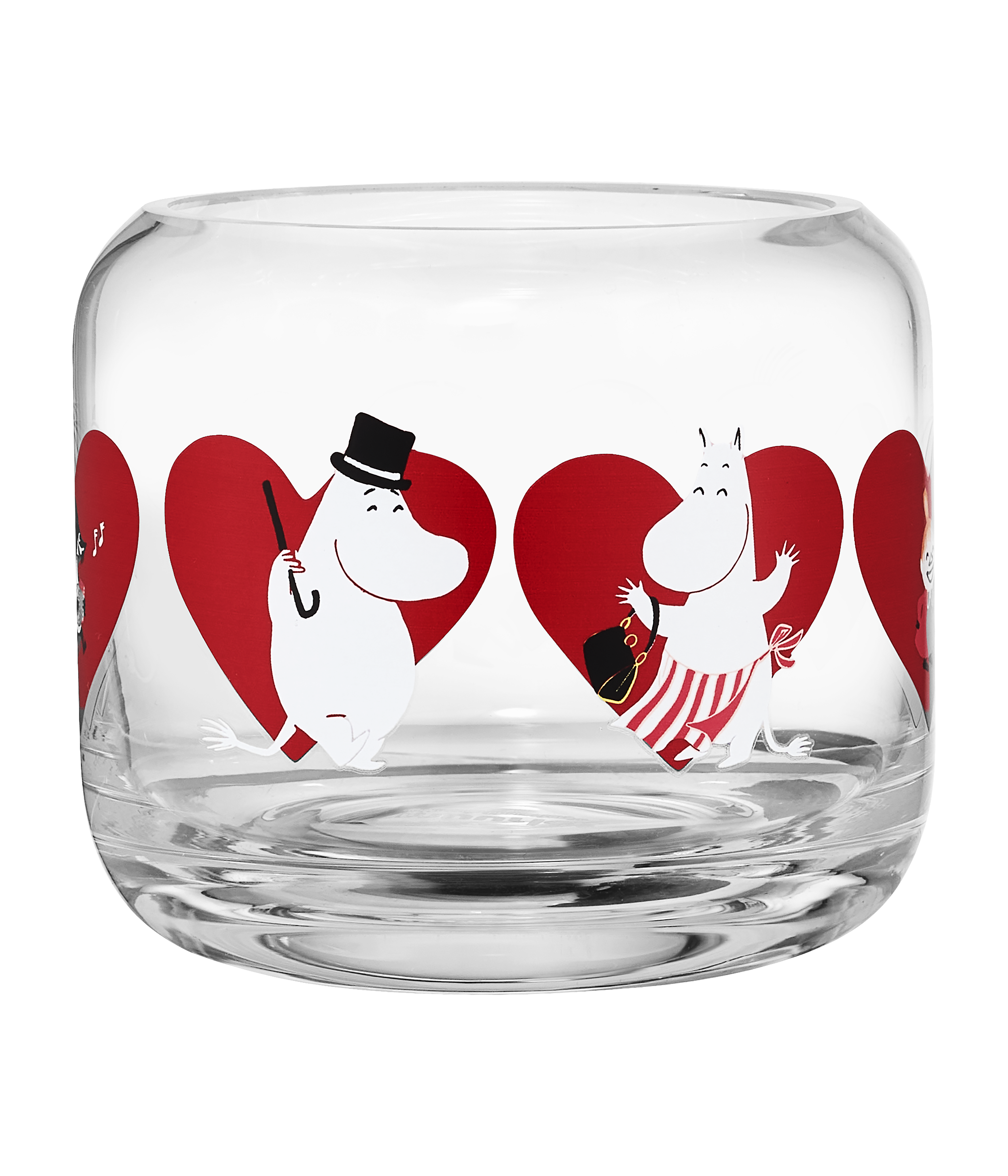 Moomin candle holder/bowl 8 cm - Heart - 2