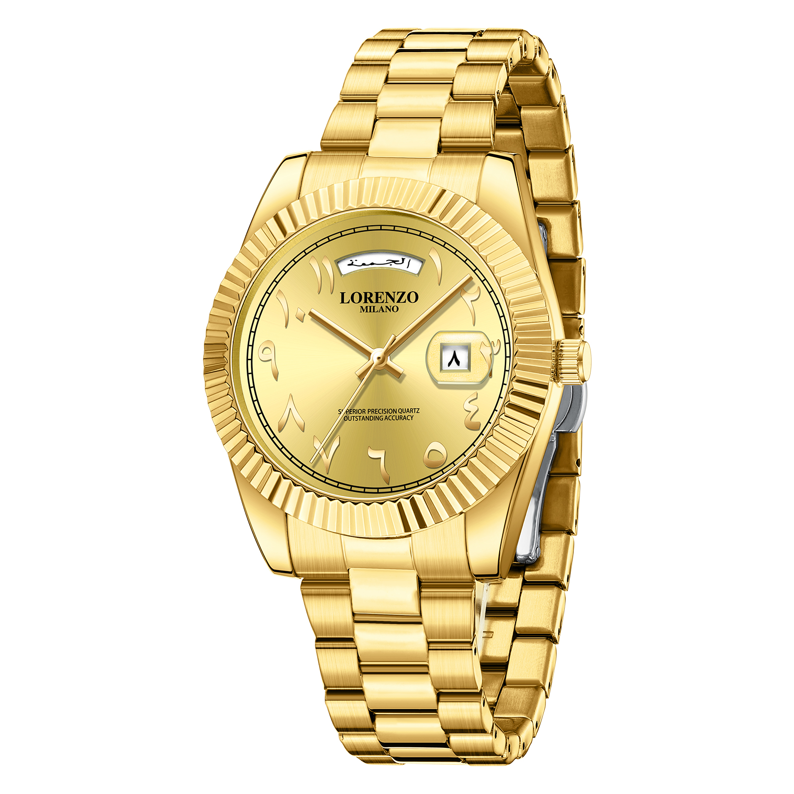 Lorenzo Day-Date Arabic Gold - 3