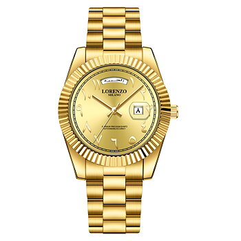 Lorenzo Day-Date Arabic Gold