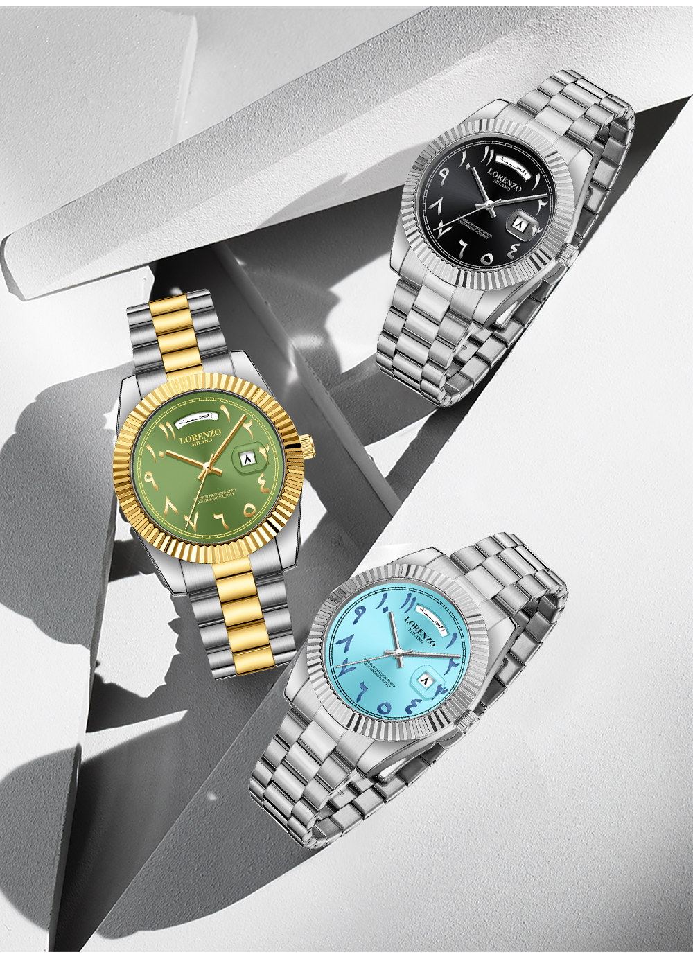 Lorenzo Day-Date Arabic Gold - 15