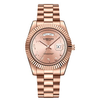 Lorenzo Day-Date Arabic Rose Gold