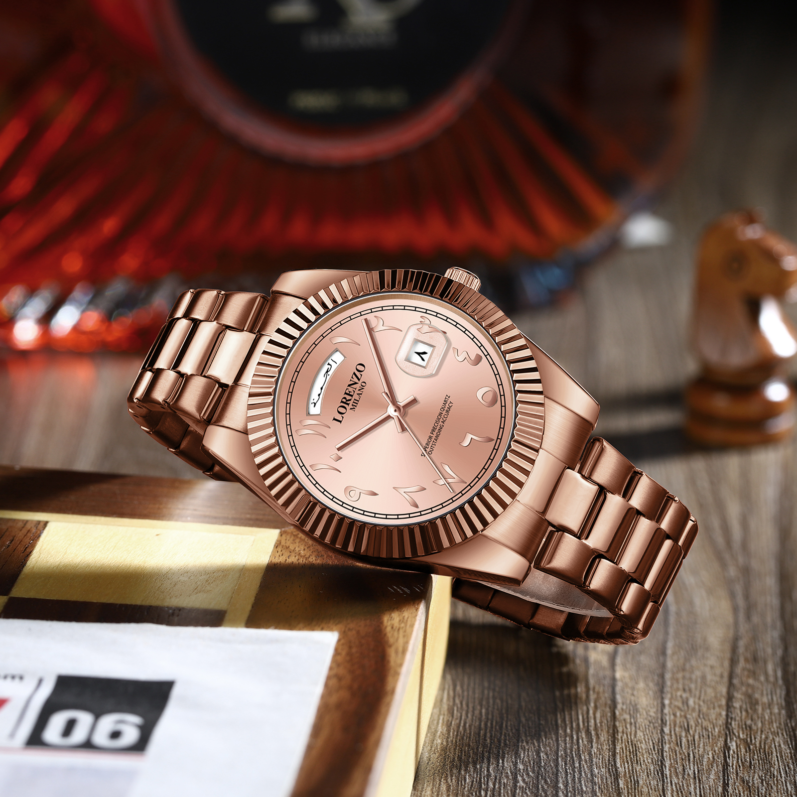 Lorenzo Day-Date Arabic Rose Gold - 6