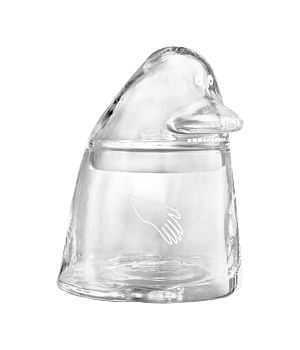 Moomin Glass jar 19,5 cm - Groke