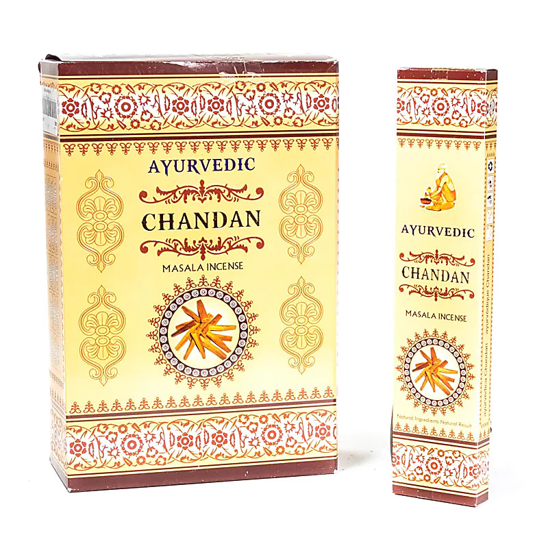Rökelse ayurvedisk Masala Chandan