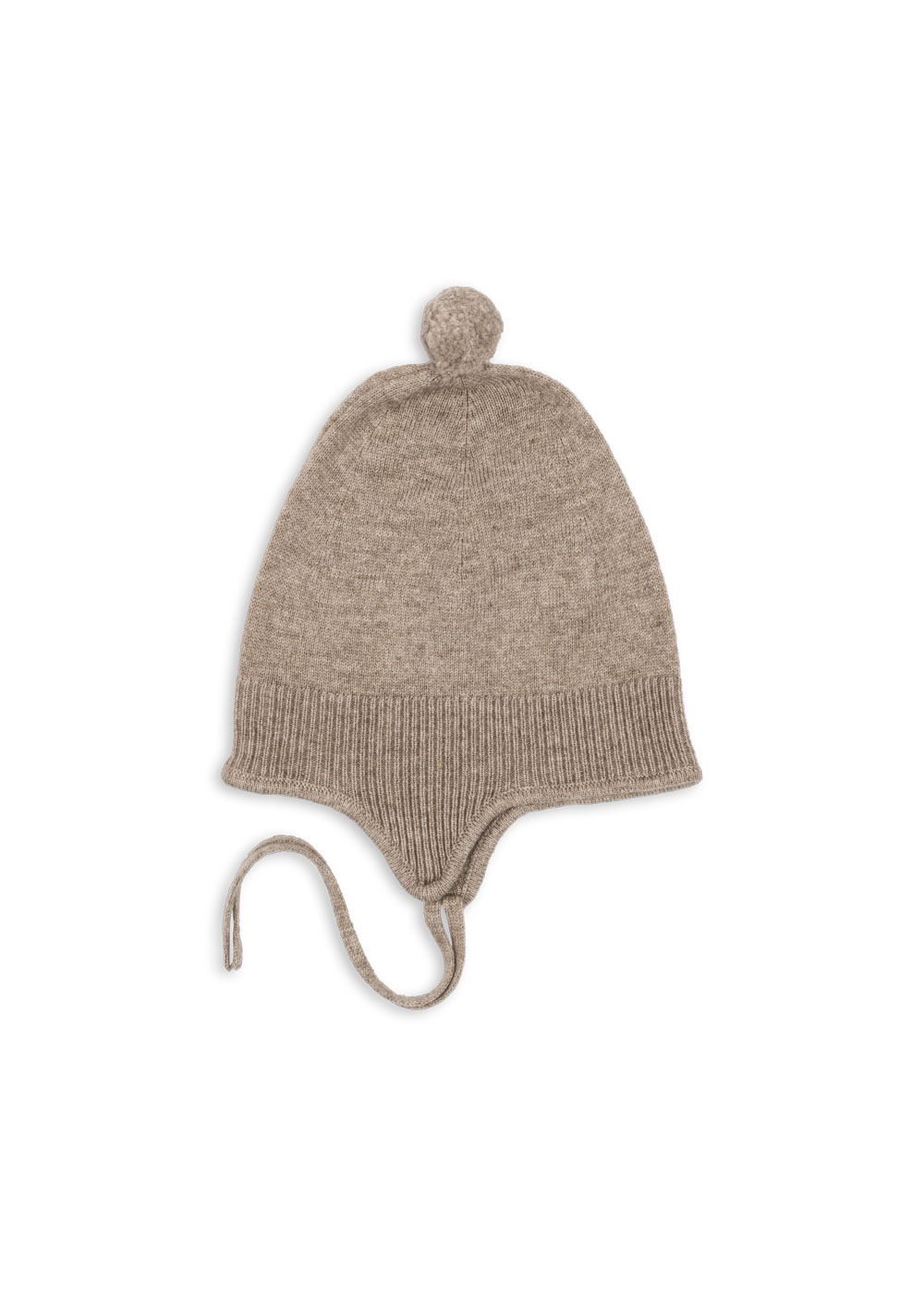 MATTOU KNIT HELMET LIGHT BROWN