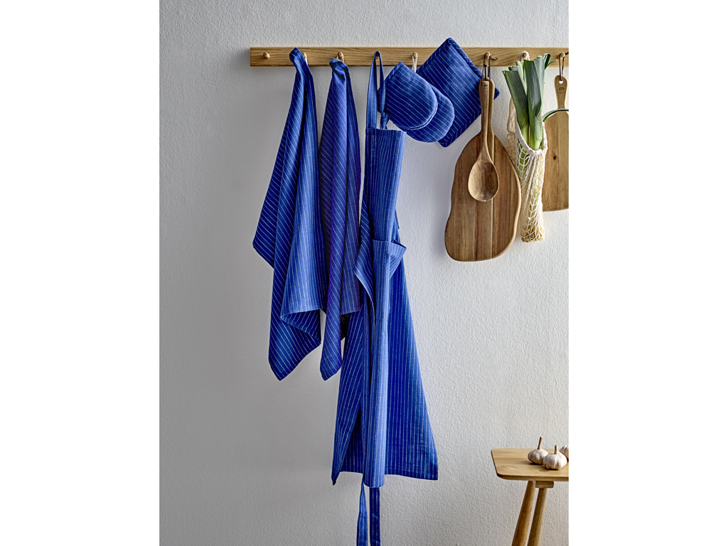 Södahl organic Line Förkläde 70 x 91 cm Royal Blue/blå - 3