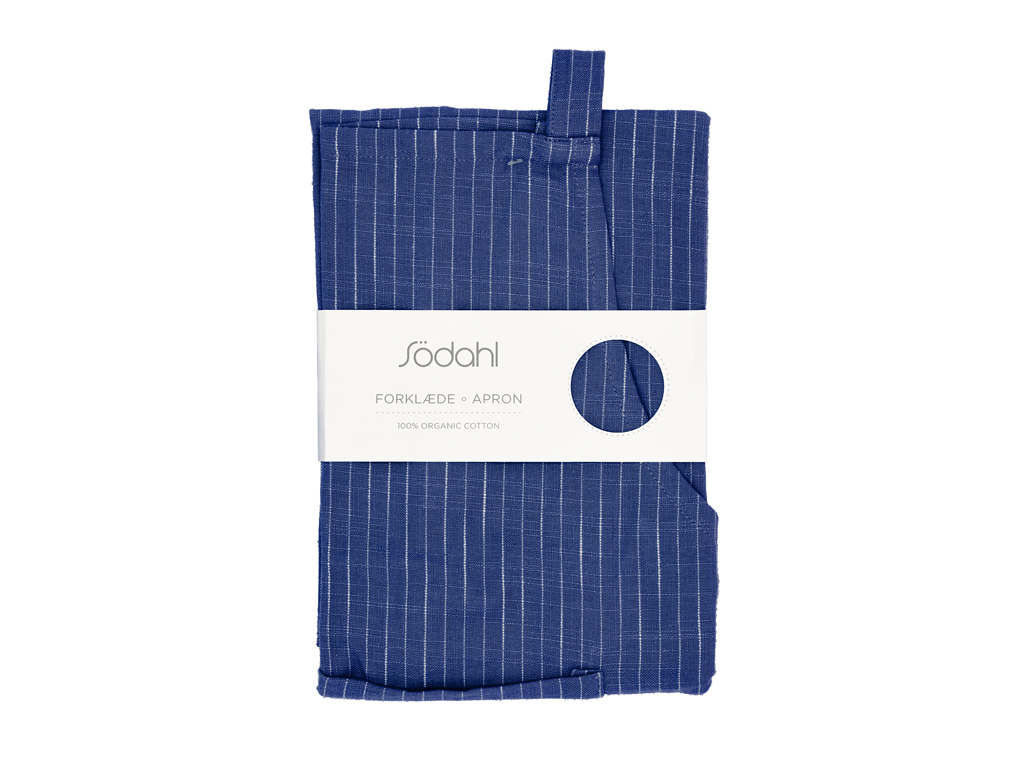 Södahl organic Line Förkläde 70 x 91 cm Royal Blue/blå - 2