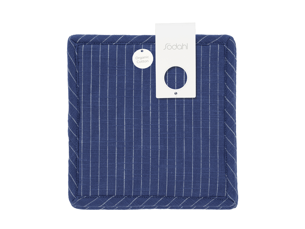 Södahl organic Line Grytlappar 20 x 20 cm 2 st Royal Blue/blå - 2