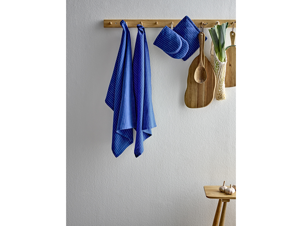 Södahl organic Line Grytlappar 20 x 20 cm 2 st Royal Blue/blå - 3