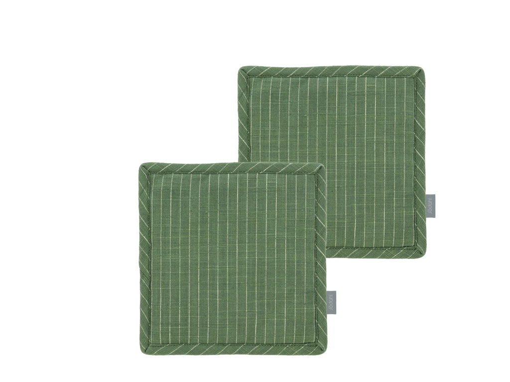 Södahl organic Line Grytlappar 20 x 20 cm 2 st Green/grön