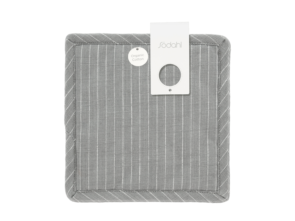 Södahl organic Line Grytlappar 20 x 20 cm 2 st Stone Grey/grå - 3