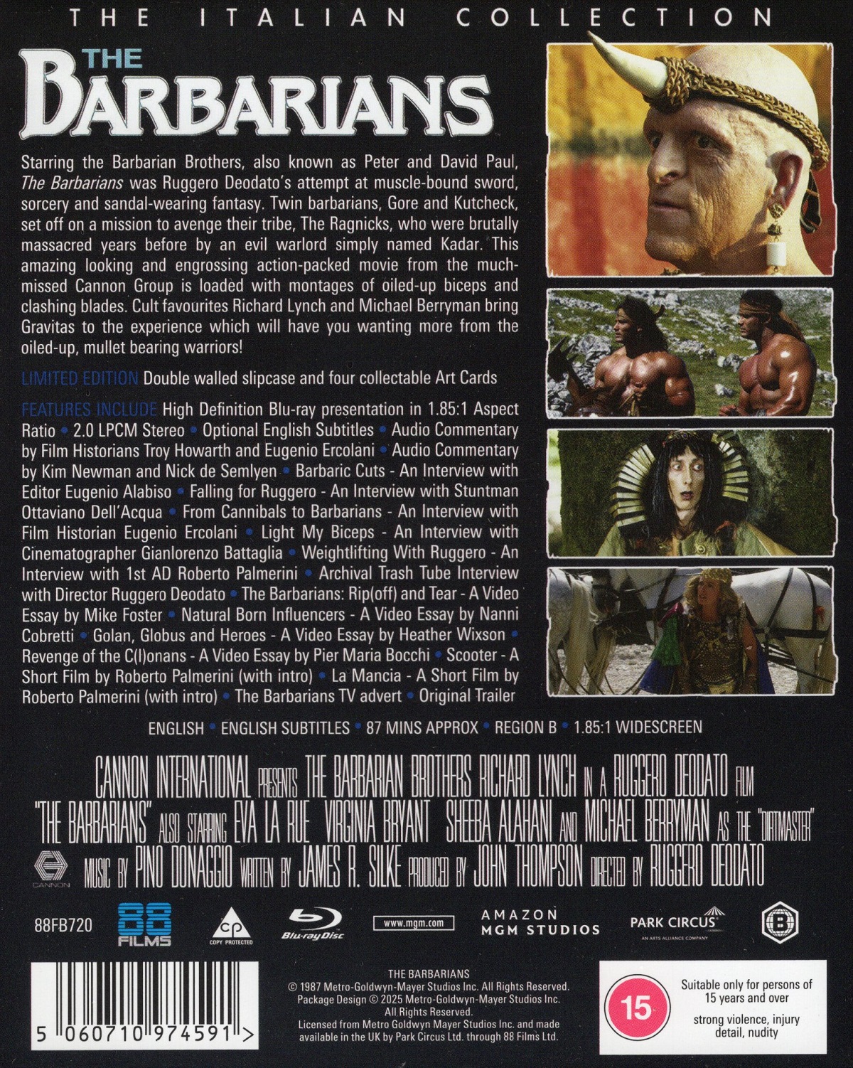 The Barbarians (Limited Edition) (ej svensk text) (Blu-ray) - 2