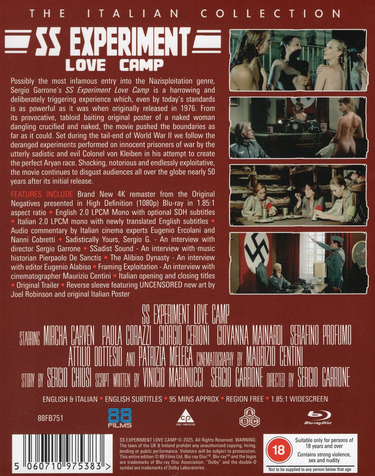 SS Experiment - Love Camp (Limited Edition) (ej svensk text) (Blu-ray) - 2