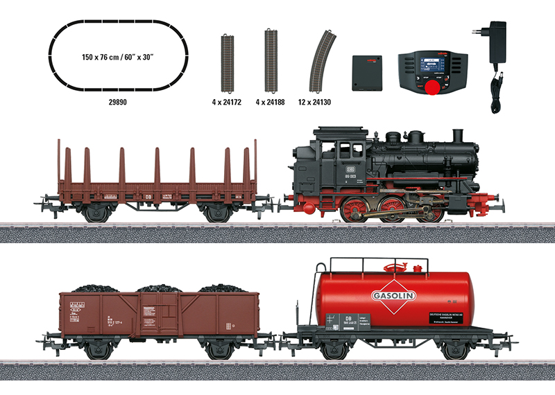 Digital Starter Set Freight Train with Class 89.0