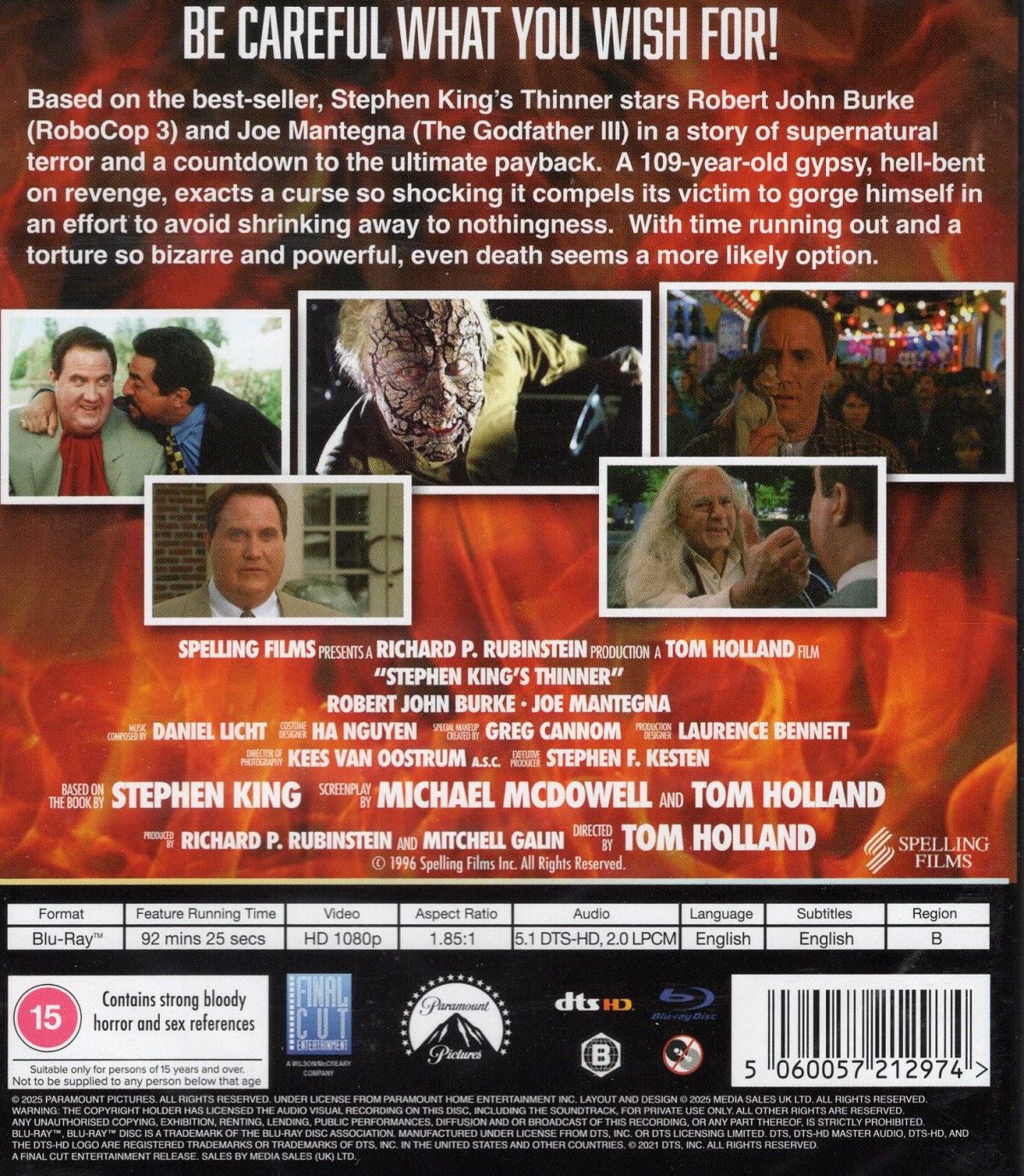 Thinner (ej svensk text) (Blu-ray) - 2