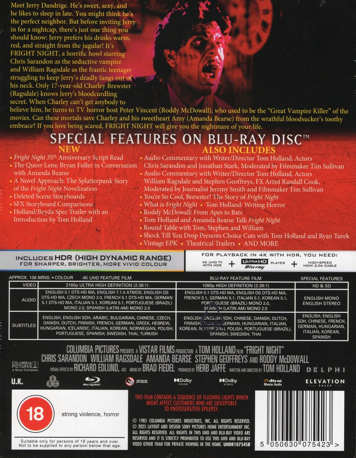 Fright Night (Limited Edition Steelbook) (4K Ultra HD + Blu-ray) - 2