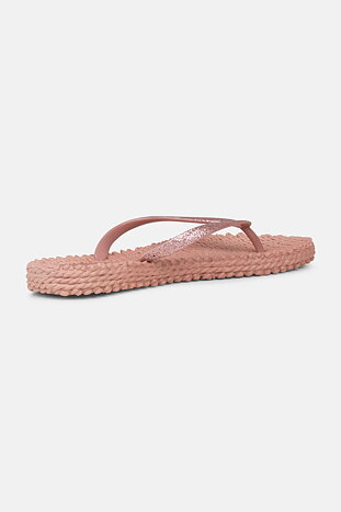Flip Flop With Glitter - Misty Rose