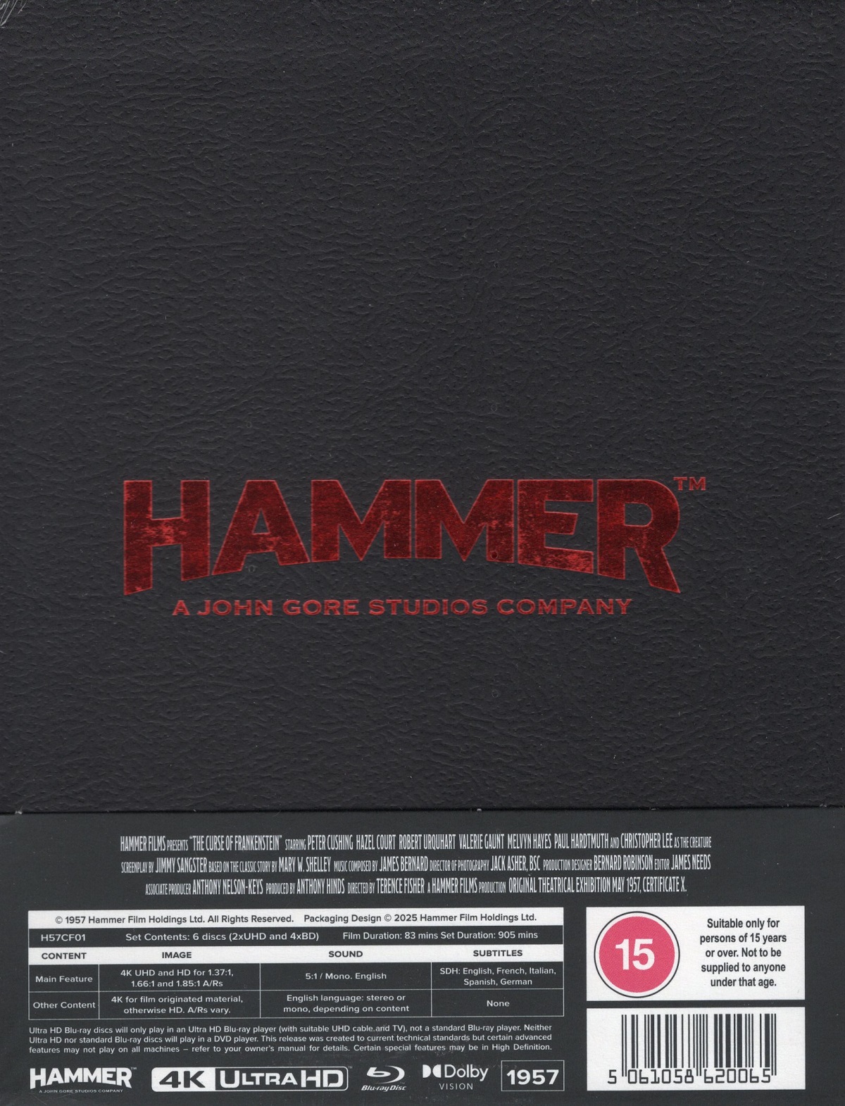 The Curse Of Frankenstein (Limited Edition) (ej svensk text) (4K Ultra HD + Blu-ray) - 2
