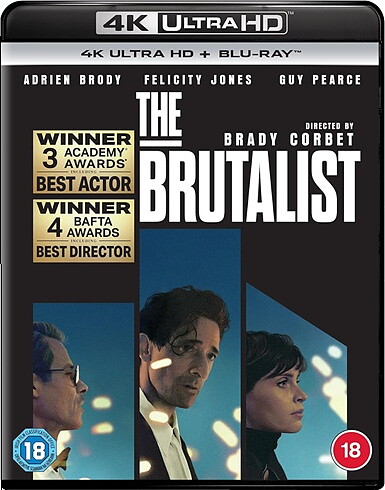 Brutalist (BLU-RAY 4K ULTRA HD + BLU-RAY)