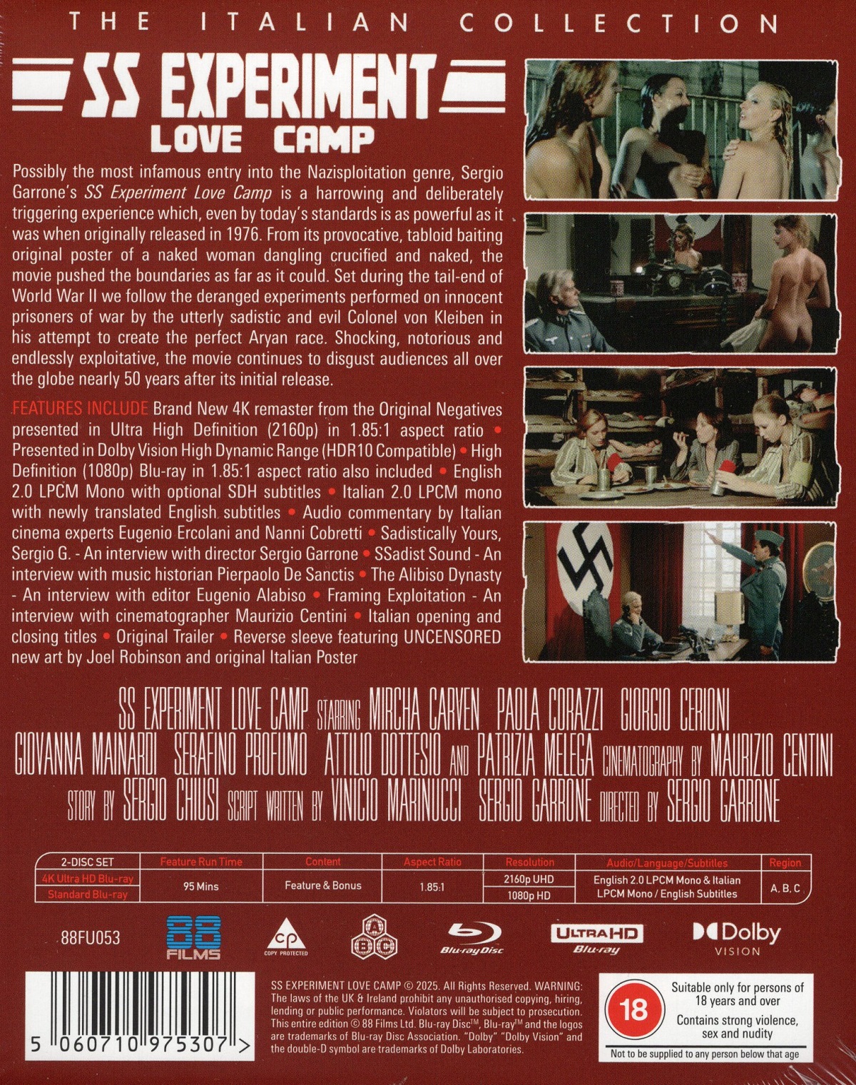 SS Experiment - Love Camp (Limited Edition) (ej svensk text) (4K Ultra HD + Blu-ray) - 2